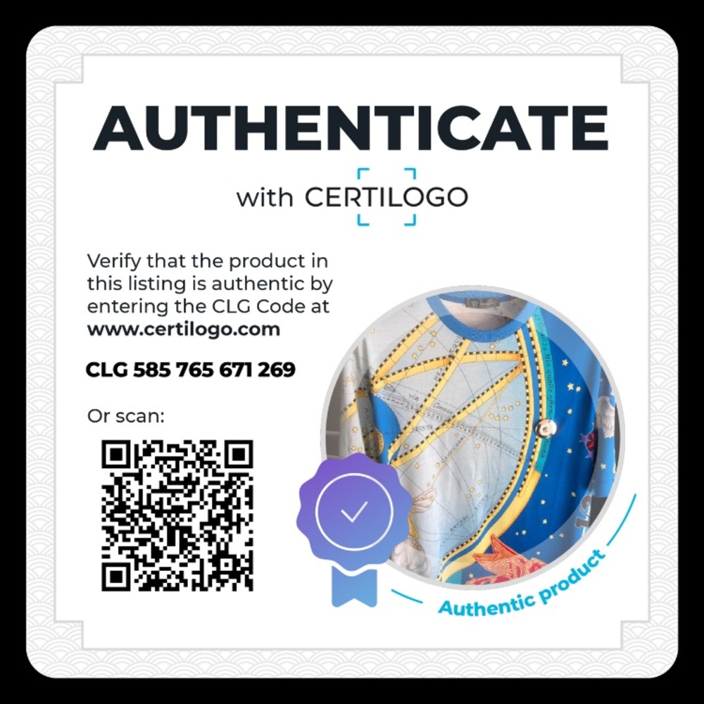 Limited edition Silk Versace horoscope T-shirt - Picture 12 of 13